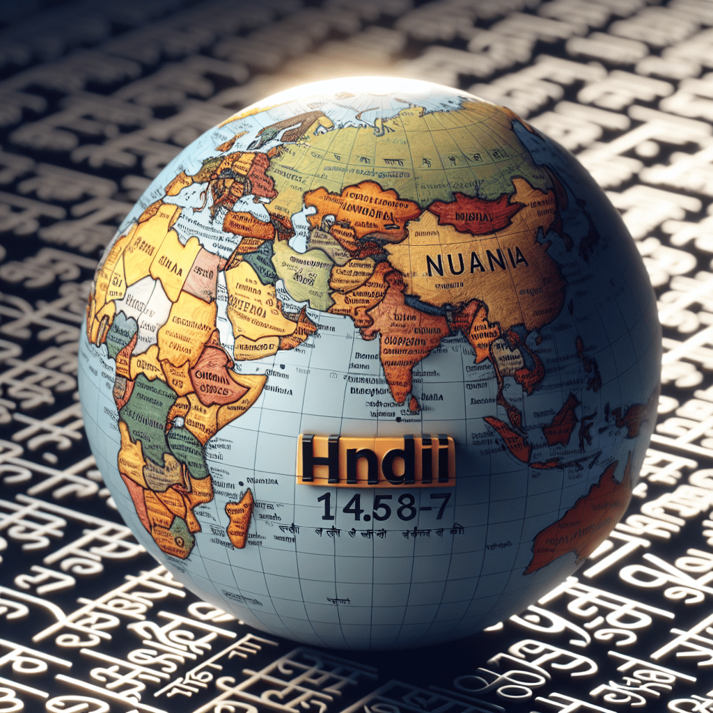 how many countries know Hindi language worldwide