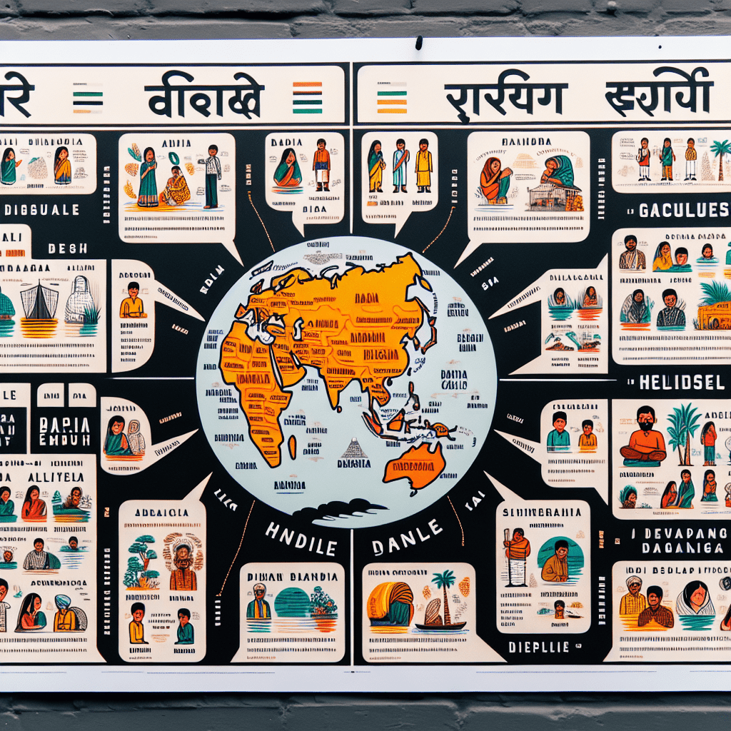 how many different types of Hindi language are there