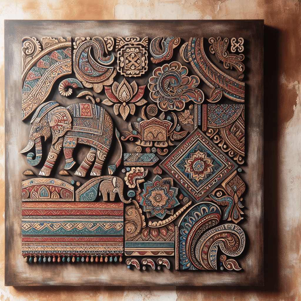 traditional India wall art decor