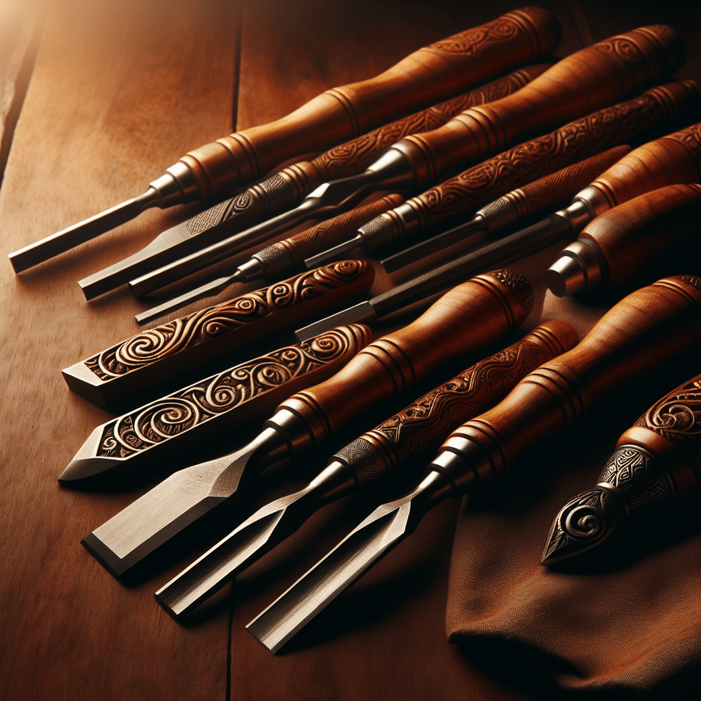 traditional Indian carving set