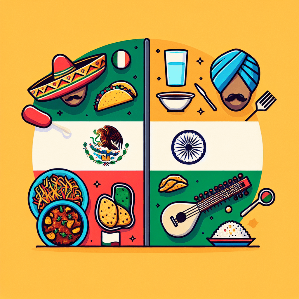 detailed comparison Mexico vs India