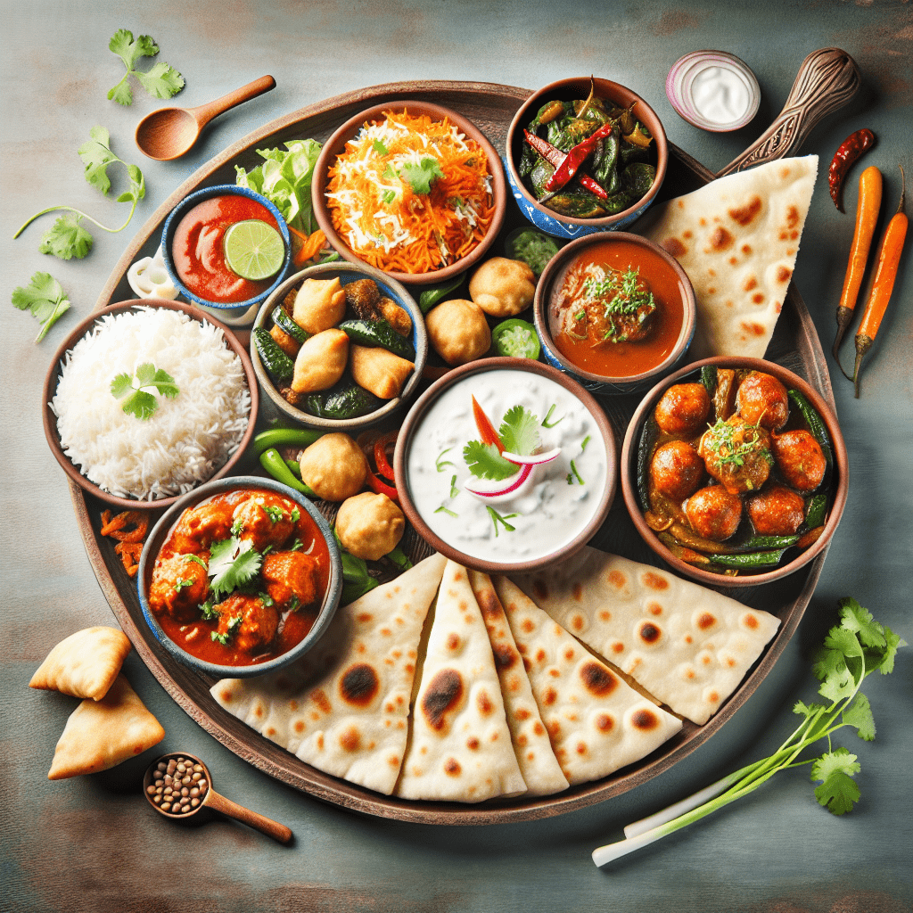 selection of Indian food for picky eaters