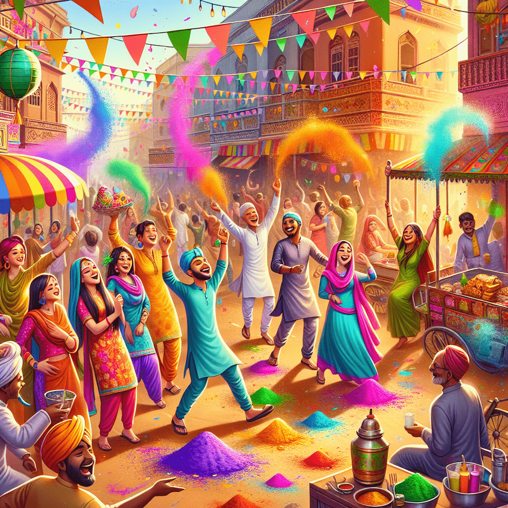 famed Indian festival filled with color